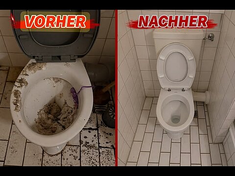 Toilette – Tiefenreinigung