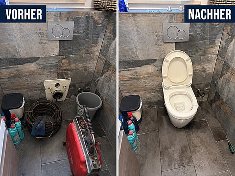 WC – Neuinstallation