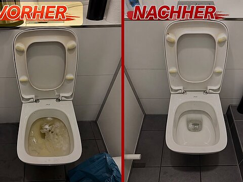 Toilette – Verstopfung gelöst