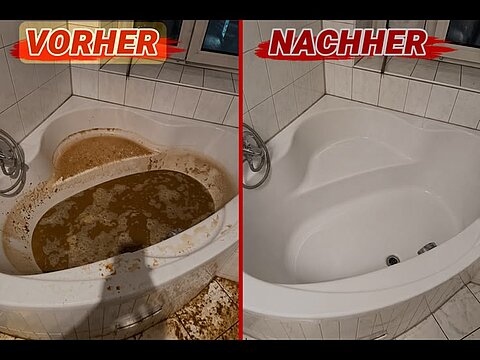 Badewanne – komplett gereinigt